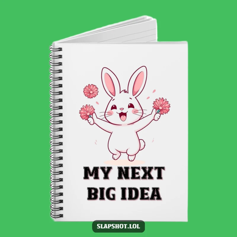 Funny Rabbit Cheerful Notes Notebook - Write with Joy Gift