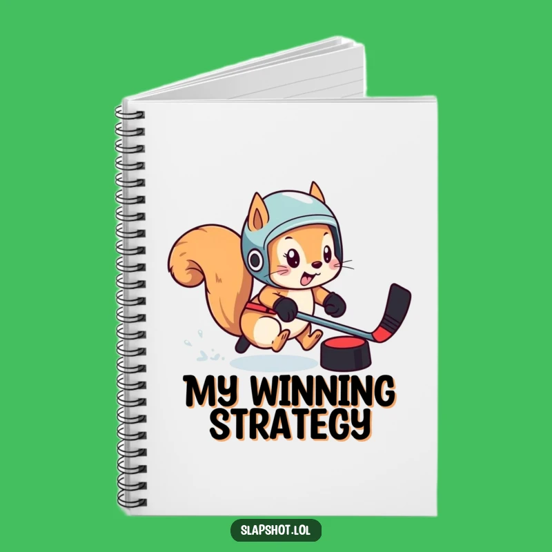Funny Squirrel Hockey Notebook: Playful Journal for Puck-Chasing Ideas